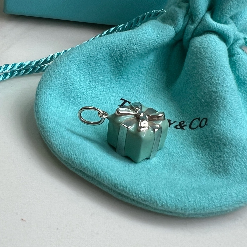 Tiffany & Co. Silver Gift Box Charm